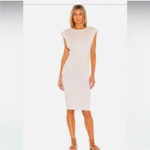 Indah Cream Jersey Dress NWT